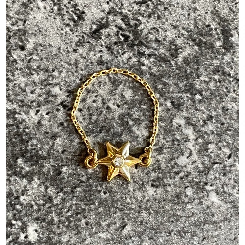 2/$10 Chain Star Ring